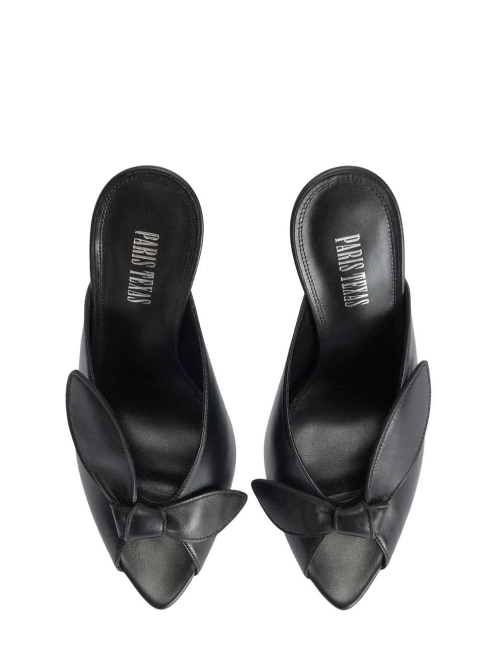 Paris Texas Women Lidia 105 Black Nappa Leather Bow PARIS TEXAS