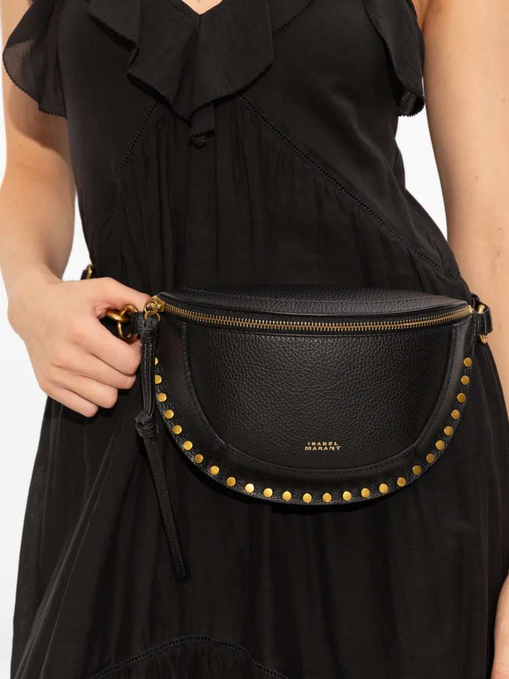 Marant Women Skano Belt Bag In Grained Leather ISABEL MARANT
