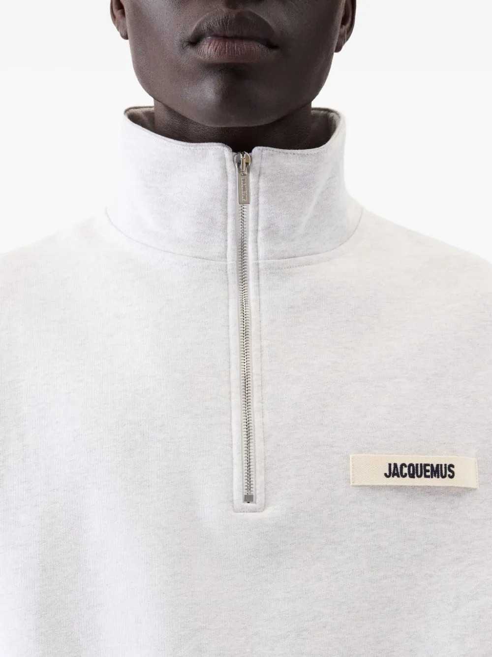Jacquemus Men Half-Zip Sweatshirt JACQUEMUS