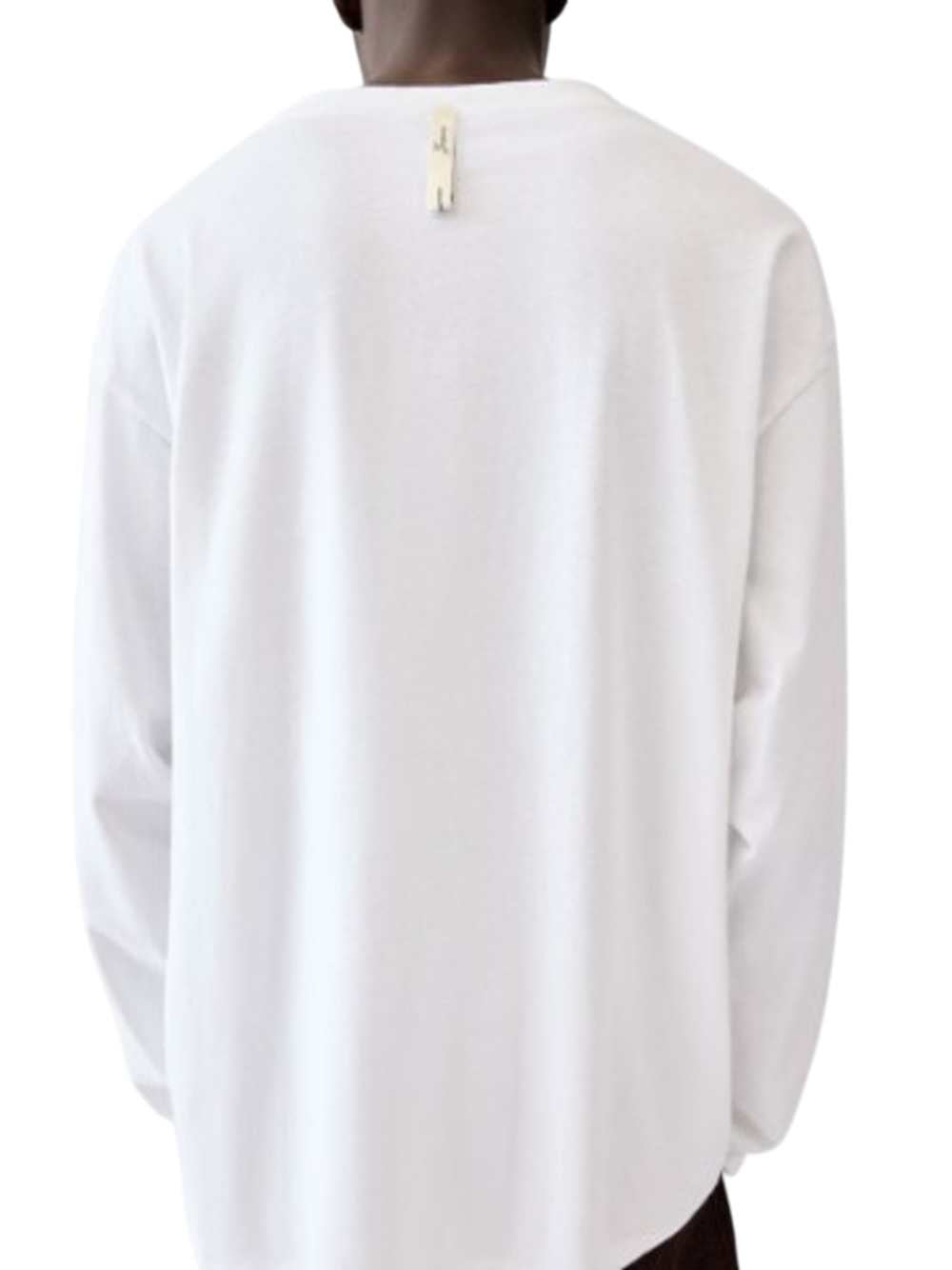 Jacquemus Men Jacquemus White Long-Sleeve Top JACQUEMUS