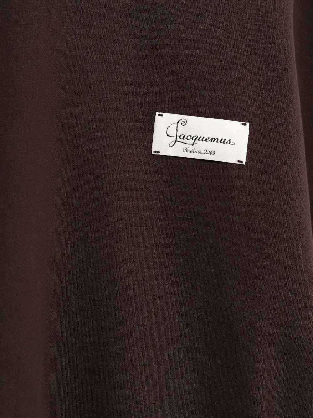 Jacquemus Men Ruban Sweatshirt With Logo Appliqué JACQUEMUS