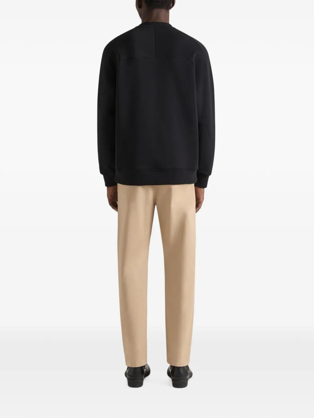 Givenchy Men Fleece Sweatshirt With Grosgrain Givenchy Paris Detail GIVENCHY