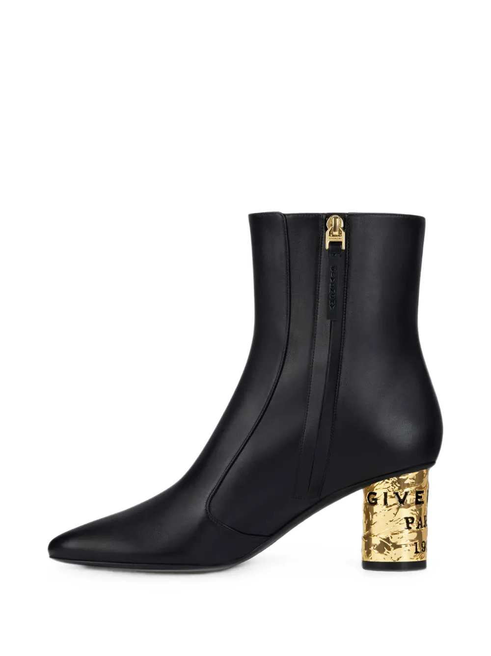 Givenchy Women Tape Leather Ankle Boots GIVENCHY