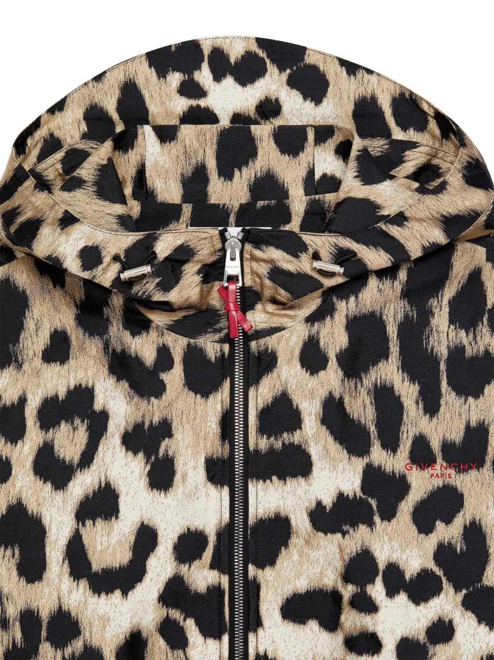 Givenchy Women Leopard-Print Jacquard Windbreaker GIVENCHY
