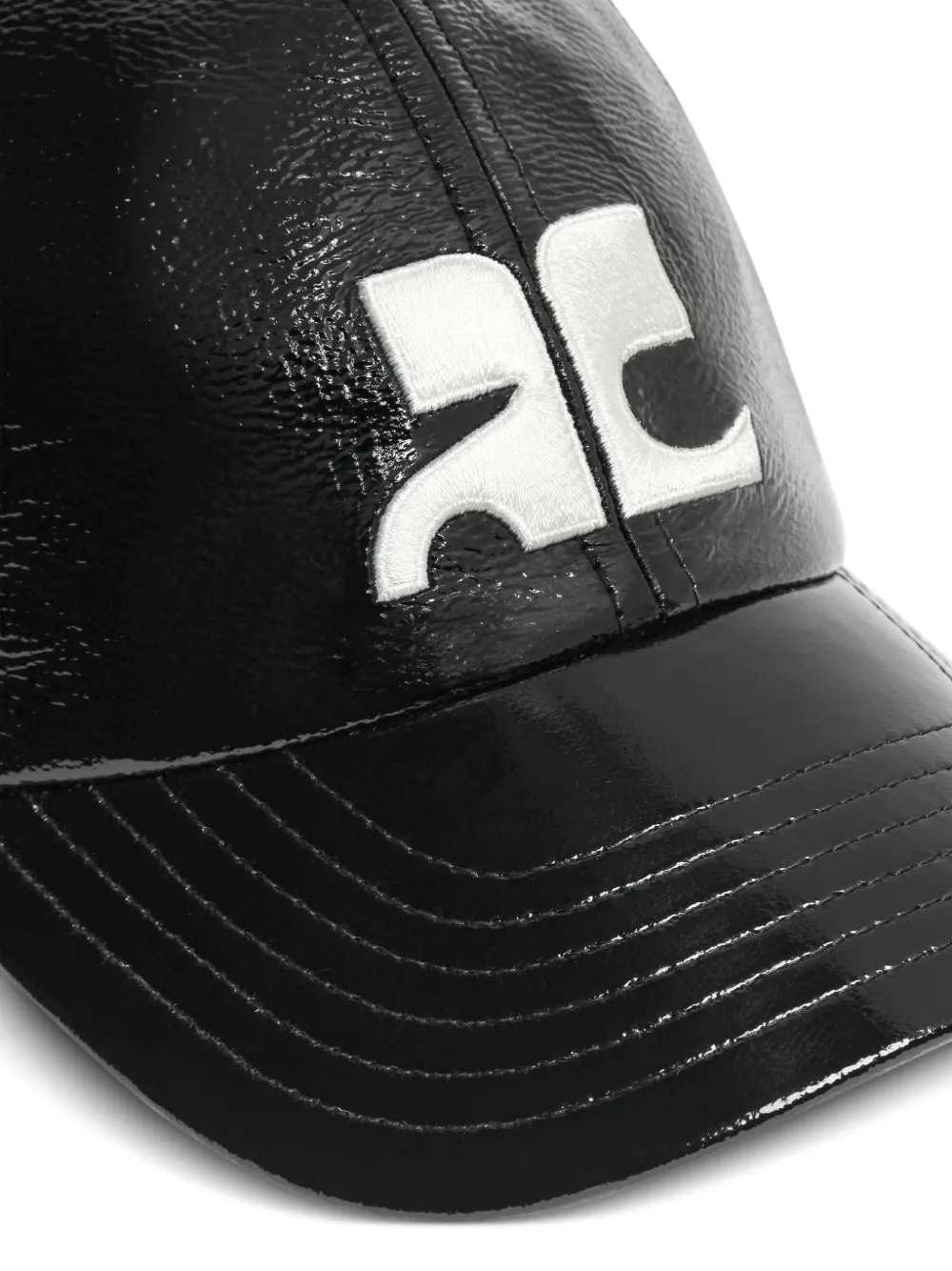 Courreges Women Cap With Vinyl Ac Logo COURREGES