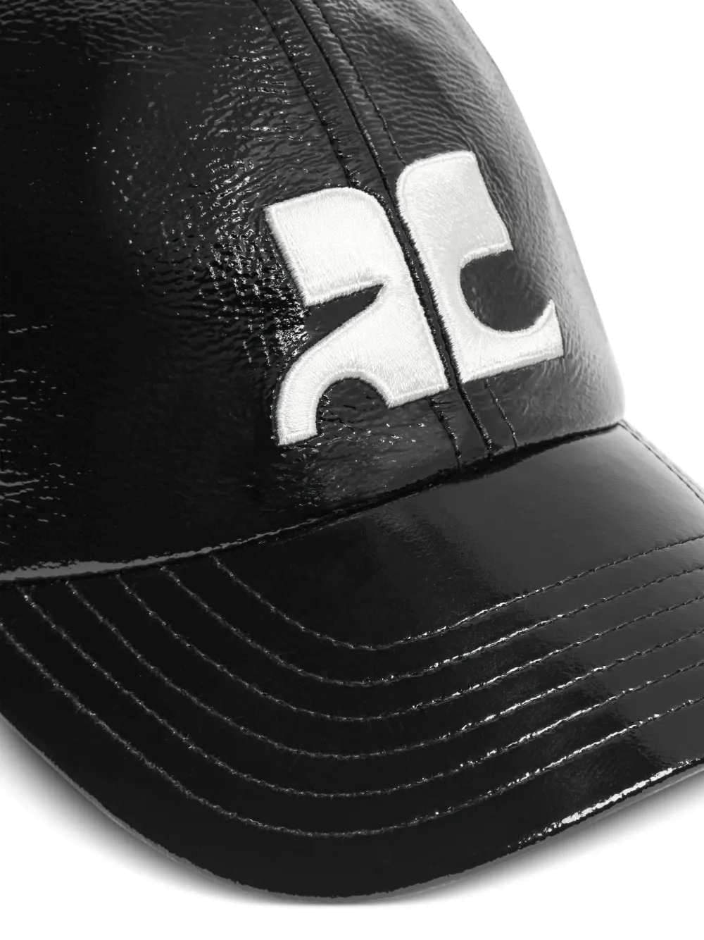 Courreges Women Cap With Vinyl Ac Logo COURREGES