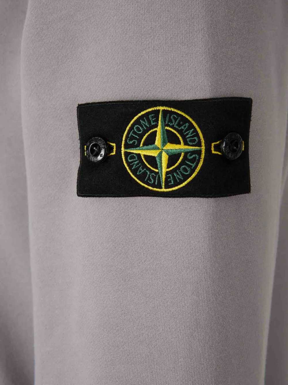 Stone Island Men Compass Logo Crew-Neck Sweatshirt STONE ISLAND