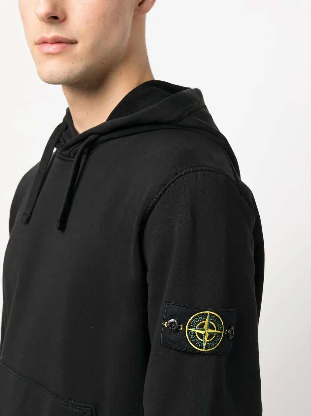 Stone Island Men Logo-Patch Hoodie STONE ISLAND