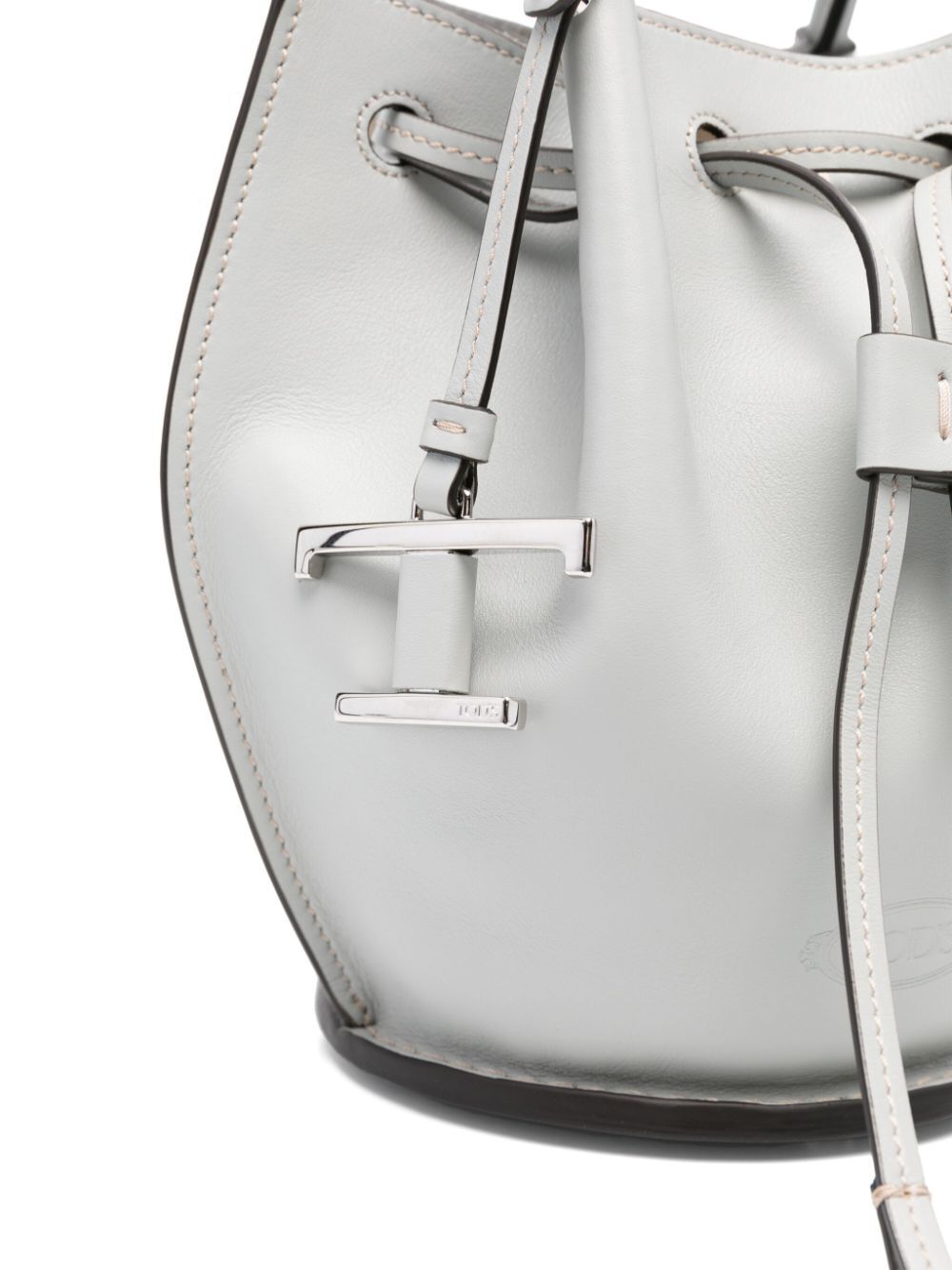 Tod's Women Logo-Charm Leather Mini Bucket Bag TOD'S