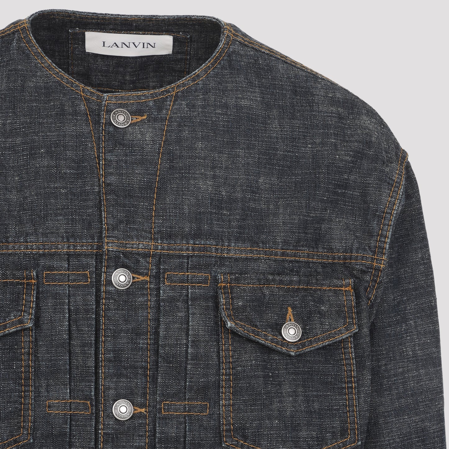 Lanvin Collarless Jacket Men LANVIN