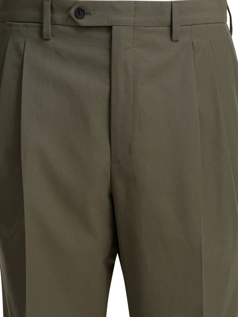 Prada Men Wide-Leg Wool Pants PRADA