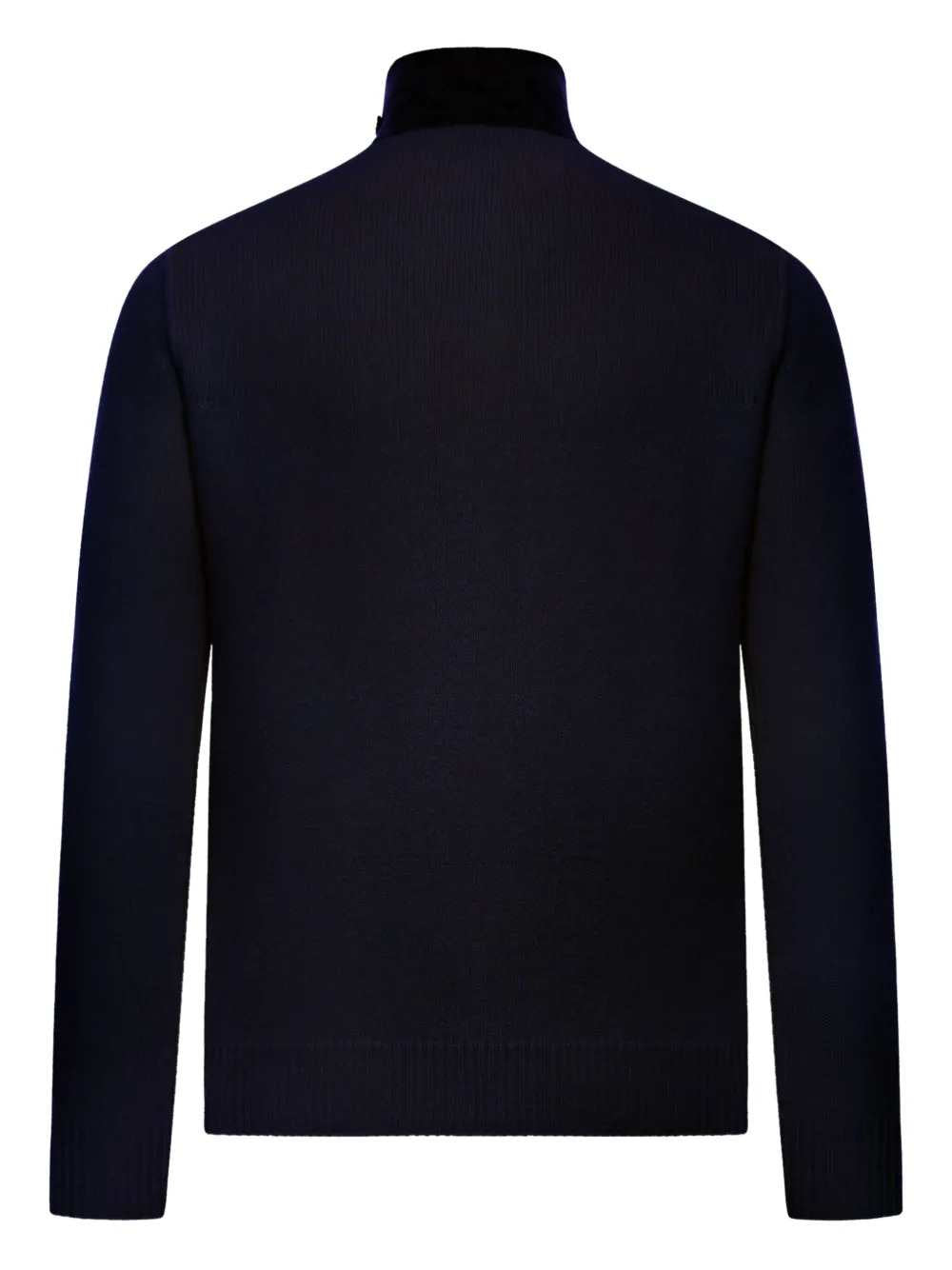 Stone Island Men High-Neck Wool Cardigan STONE ISLAND