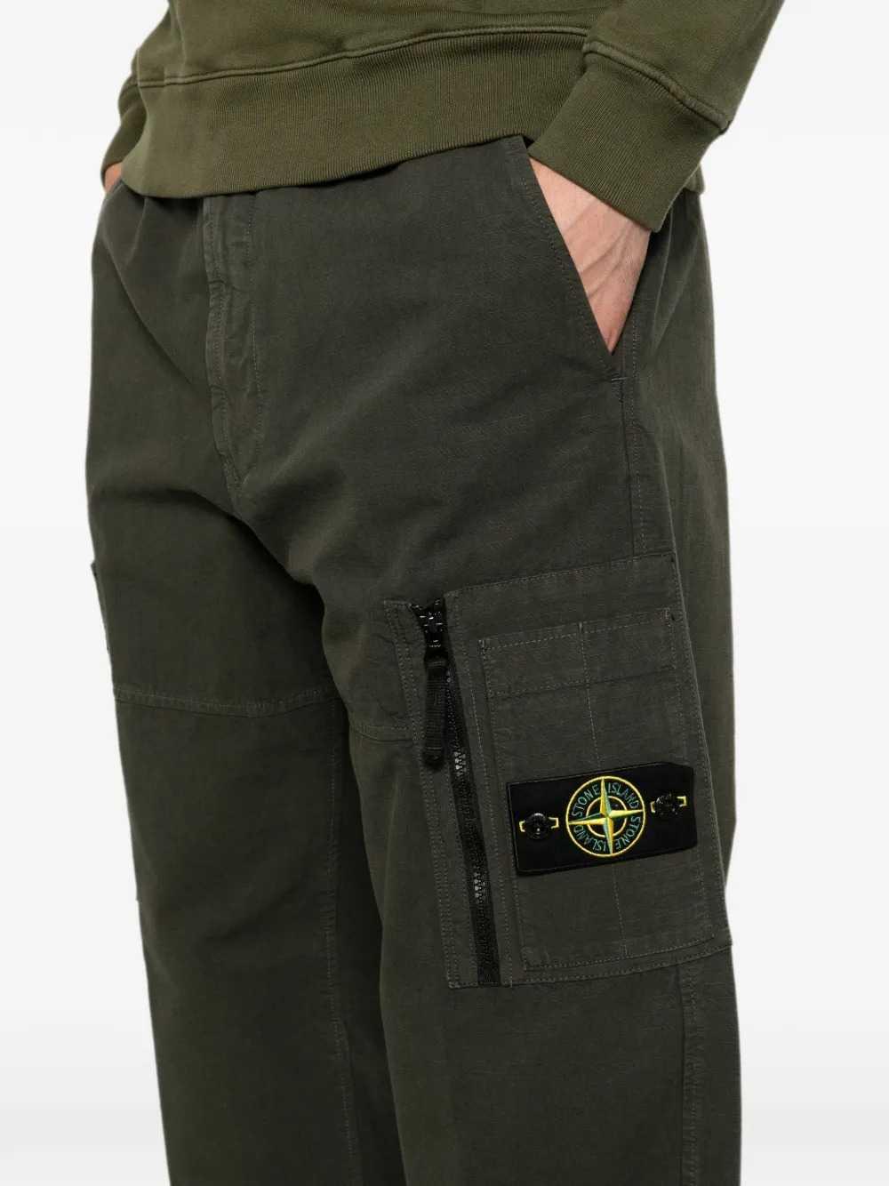 Stone Island Men Pantaloni Cargo Con Patch Logo STONE ISLAND