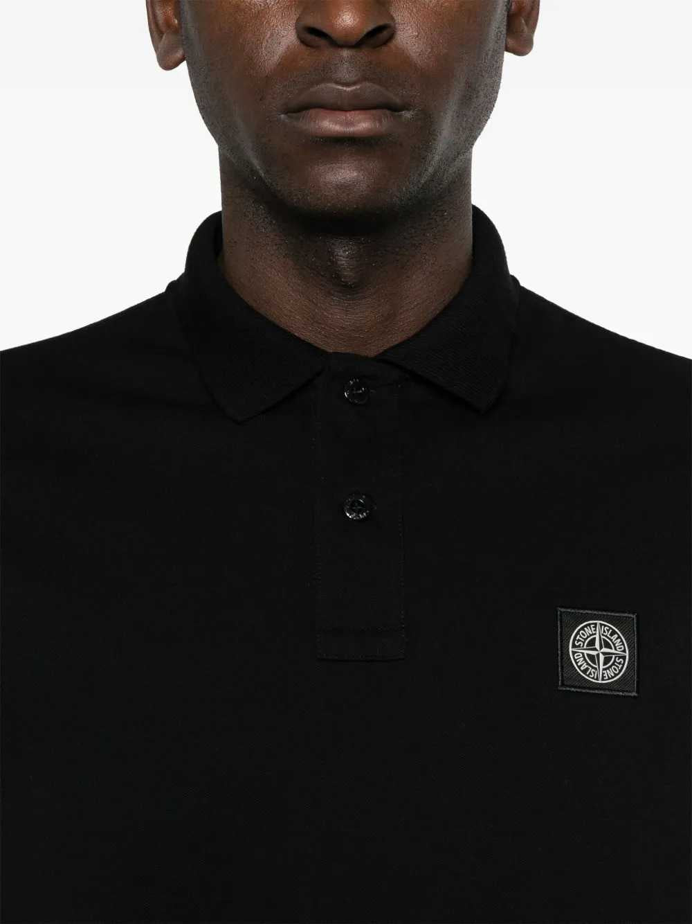 Stone Island Men Logo-Patch Polo Shirt STONE ISLAND
