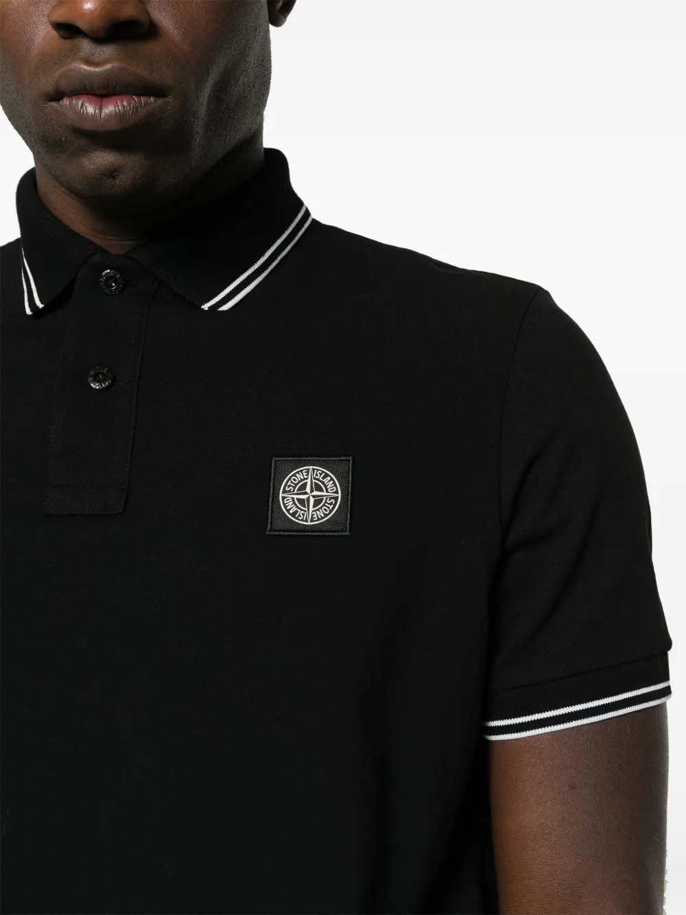 Stone Island Men Polo Shirt With Contrasting Trims STONE ISLAND