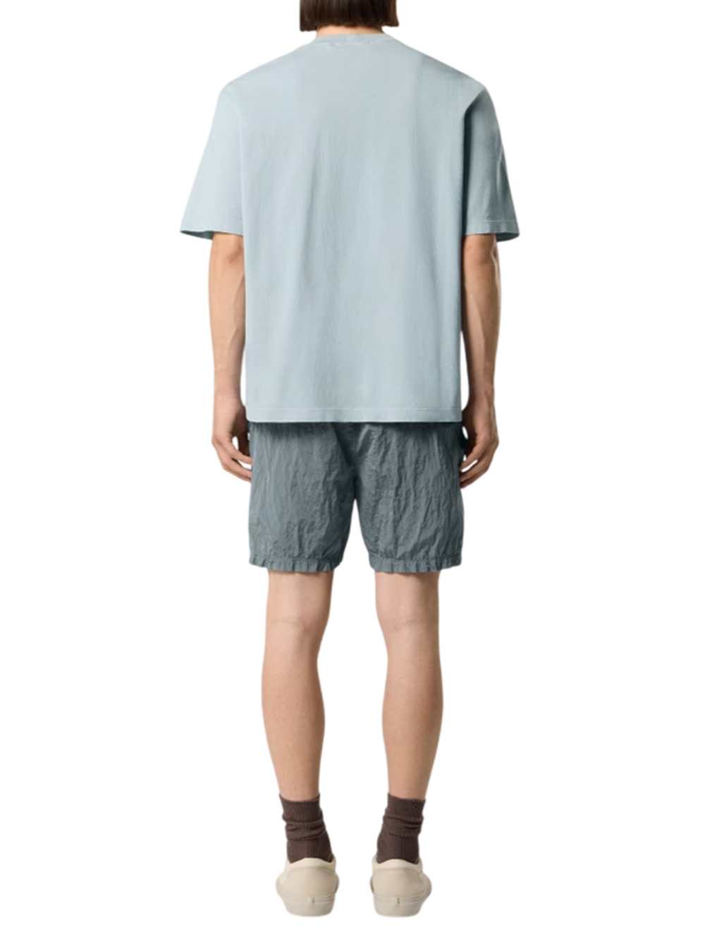 Stone Island Men T-Shirt With Logo Patch STONE ISLAND