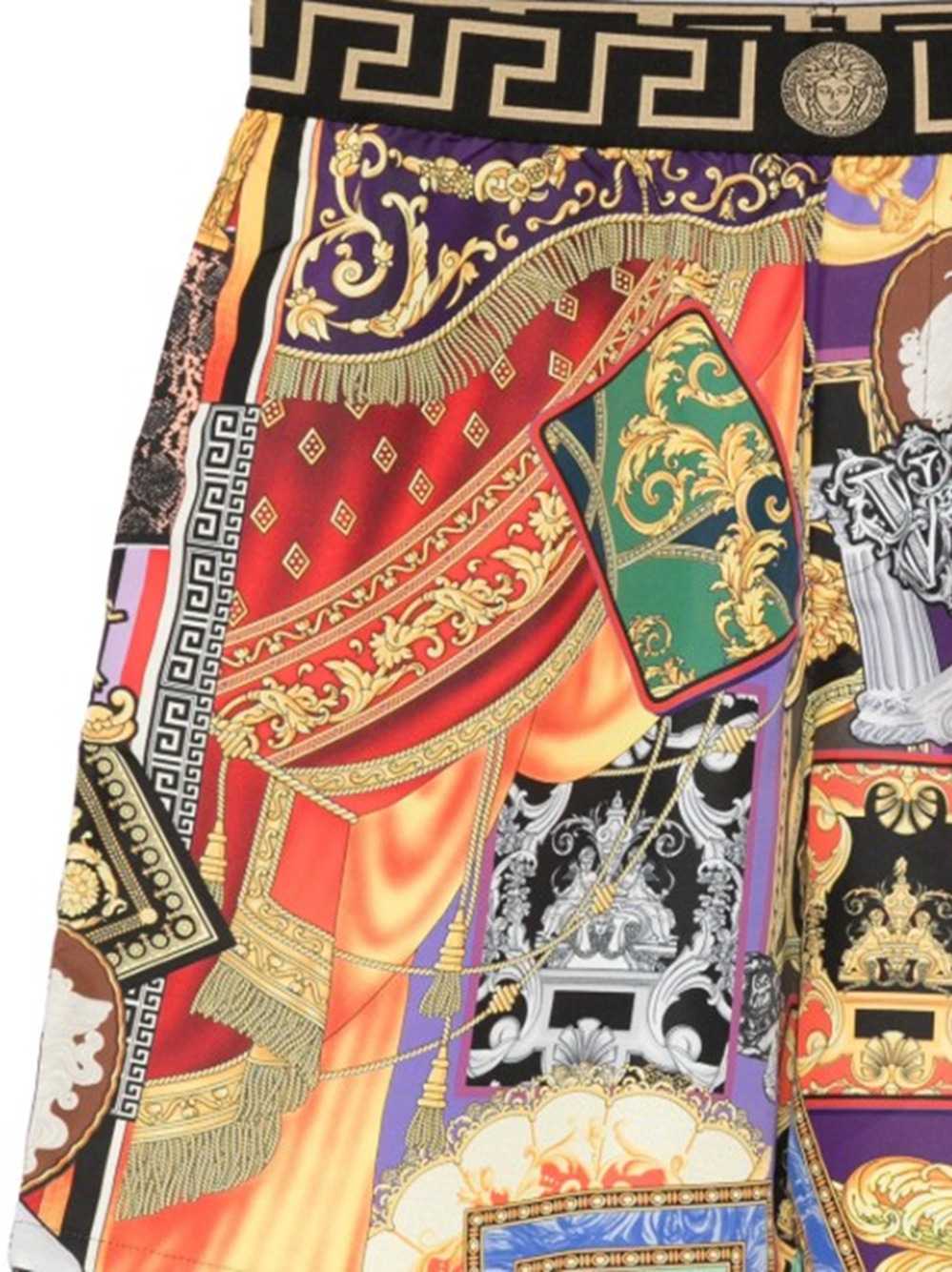 Versace Men Baroque-Print Swim Shorts VERSACE
