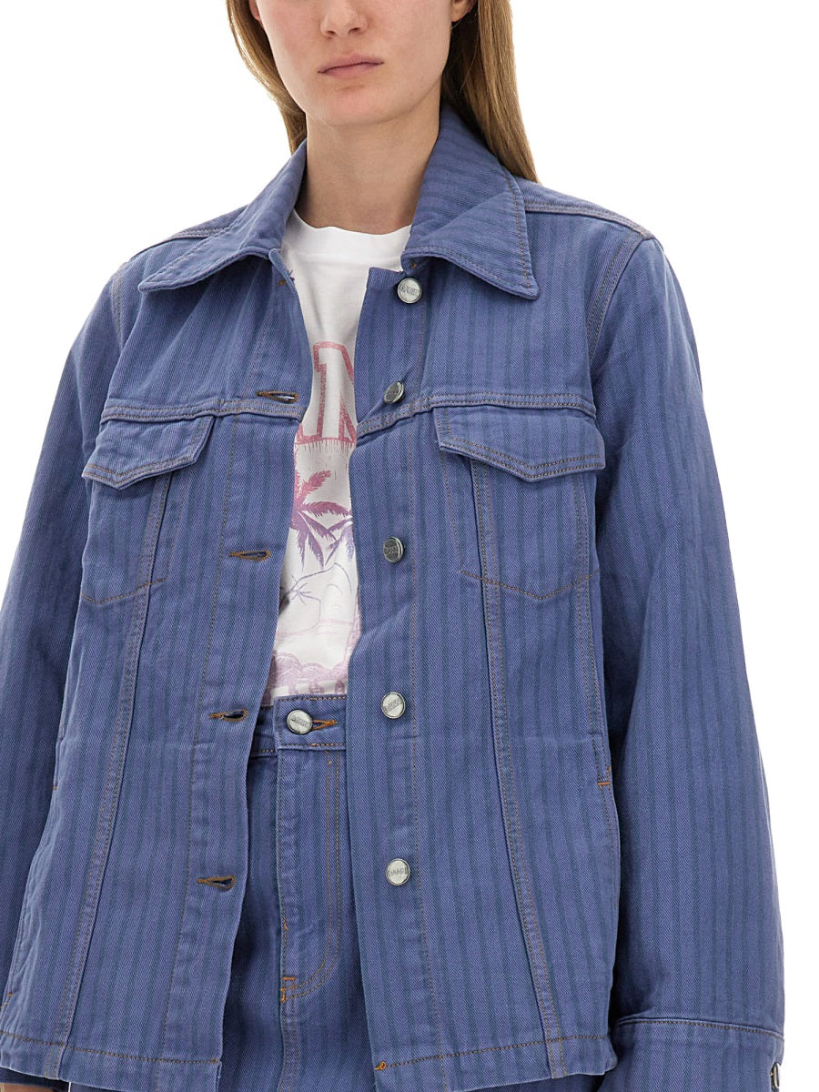 Ganni Women Denim Jacket GANNI