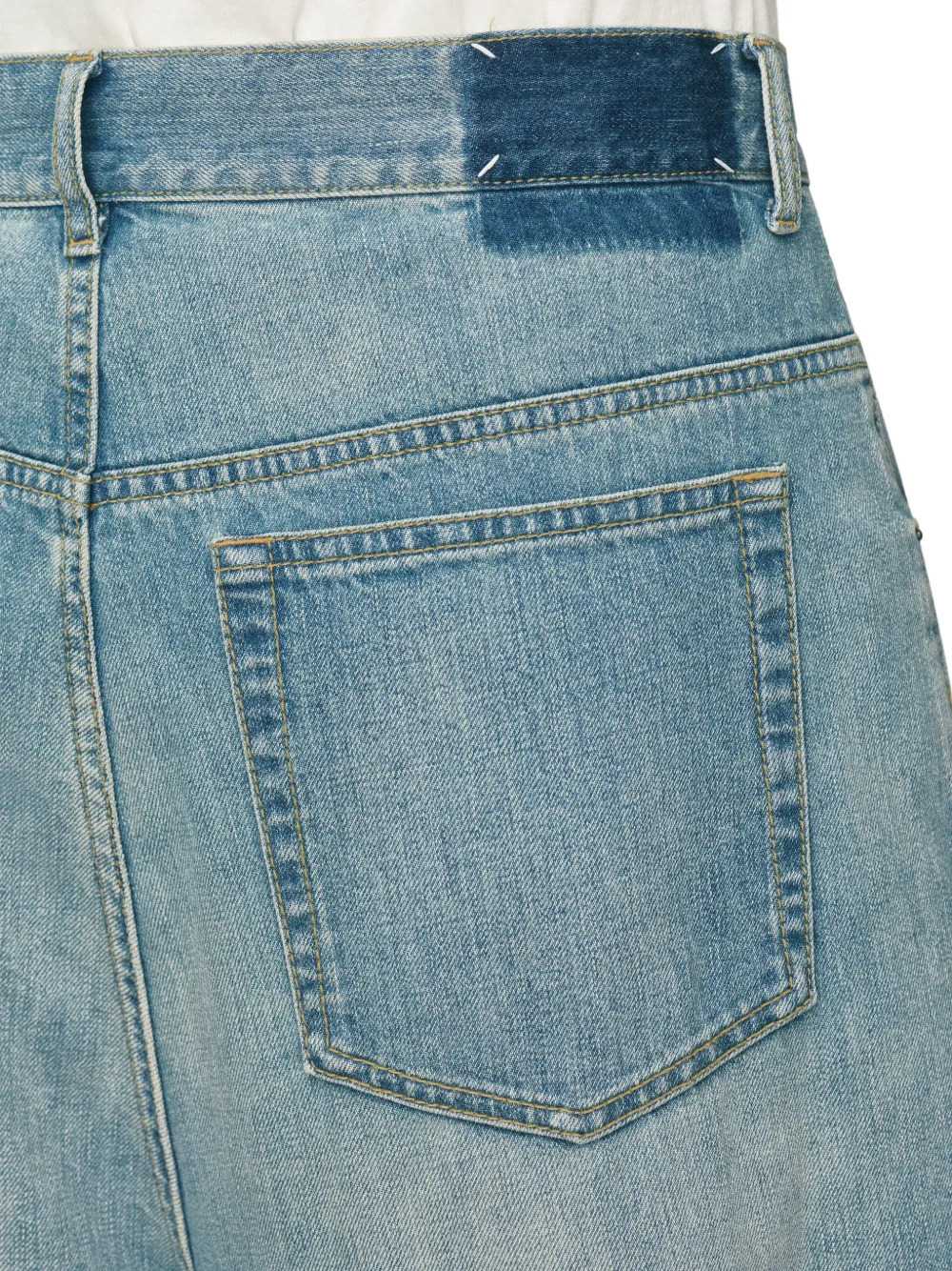 Maison Margiela Men Faded Wrap-Style Jeans MAISON MARGIELA