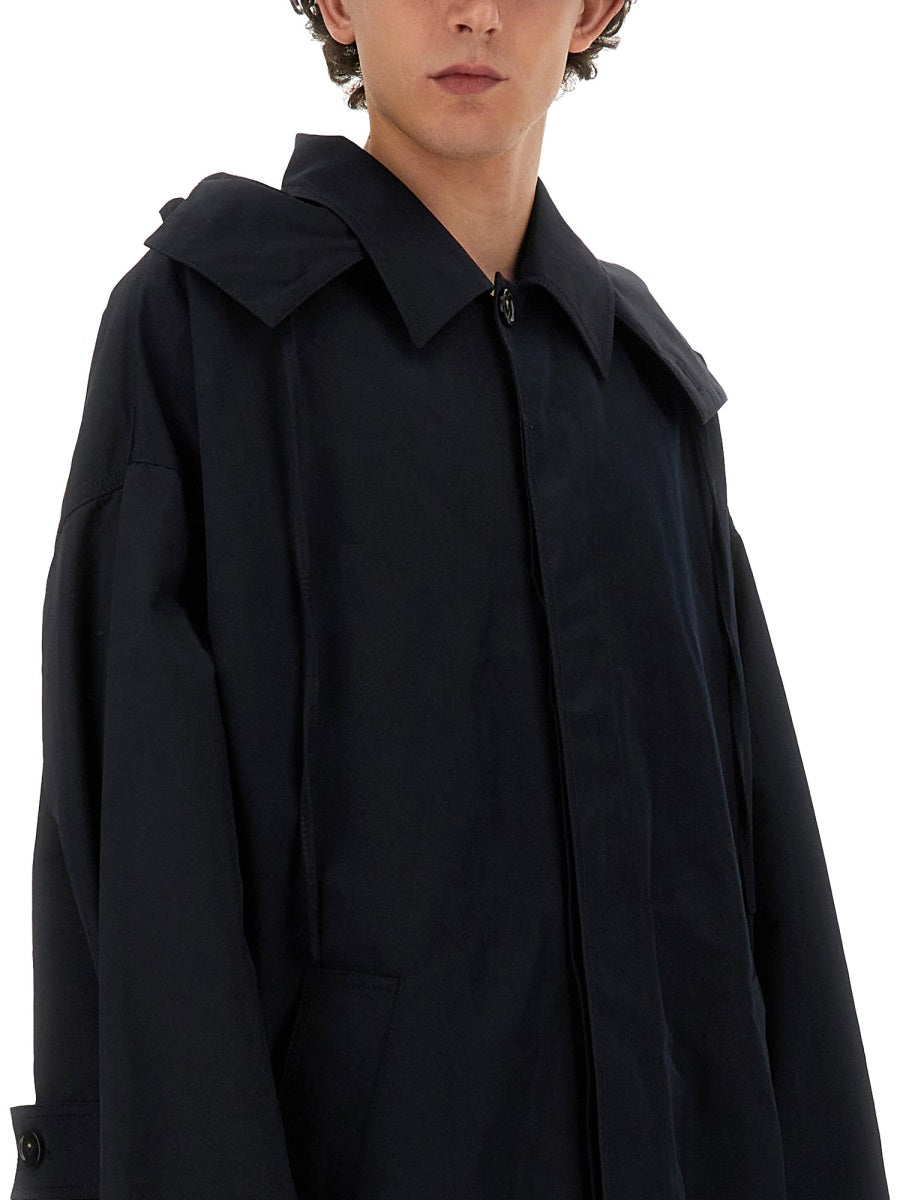 Bottega Veneta Men Hooded Trench Coat BOTTEGA VENETA