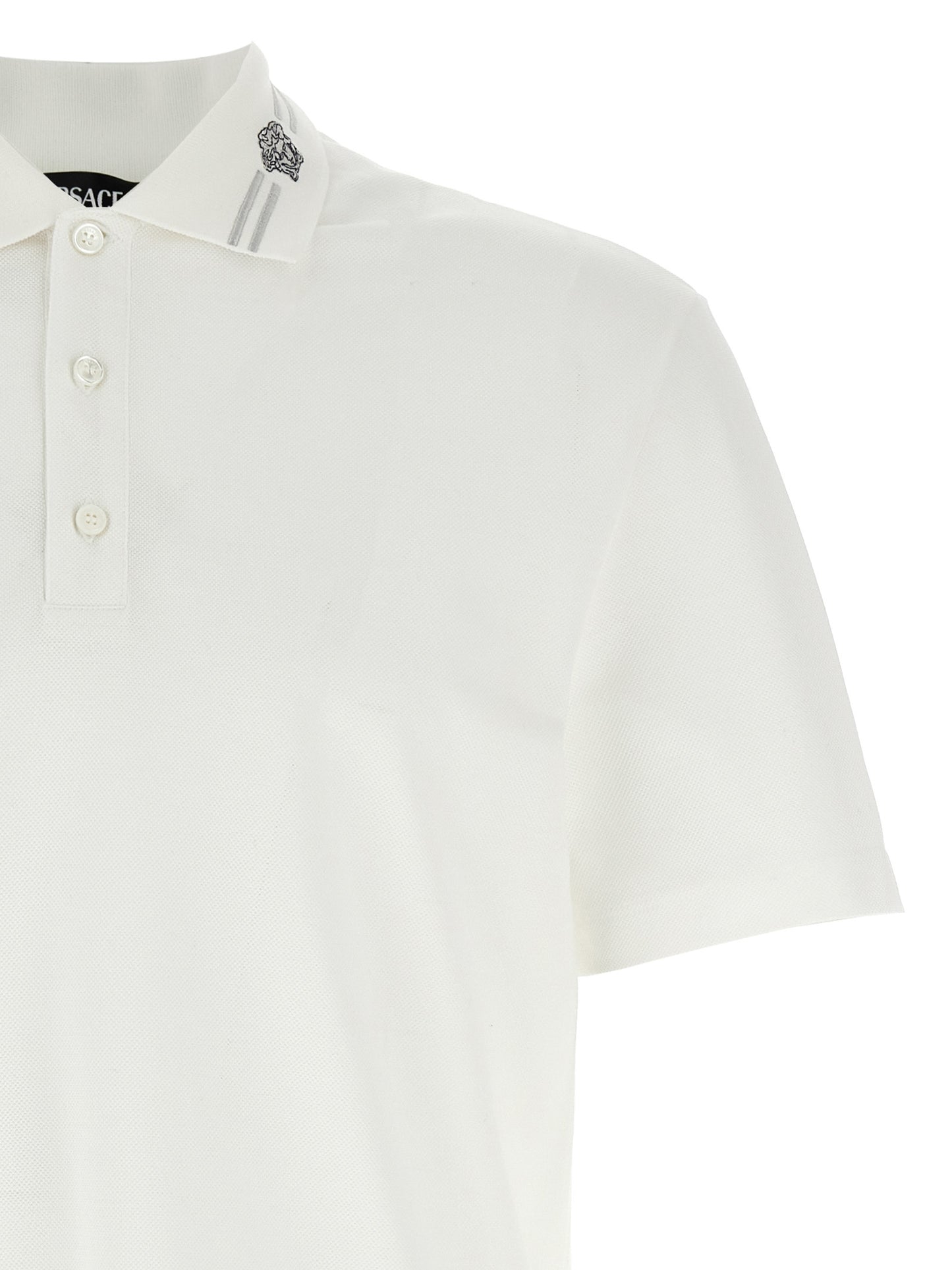 Versace Men 'Medusa Embroidery' Polo Shirt VERSACE