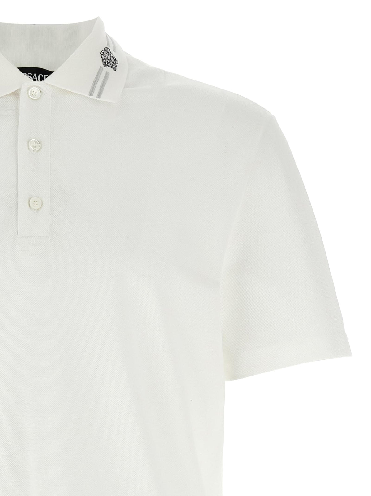 Versace Men 'Medusa Embroidery' Polo Shirt VERSACE