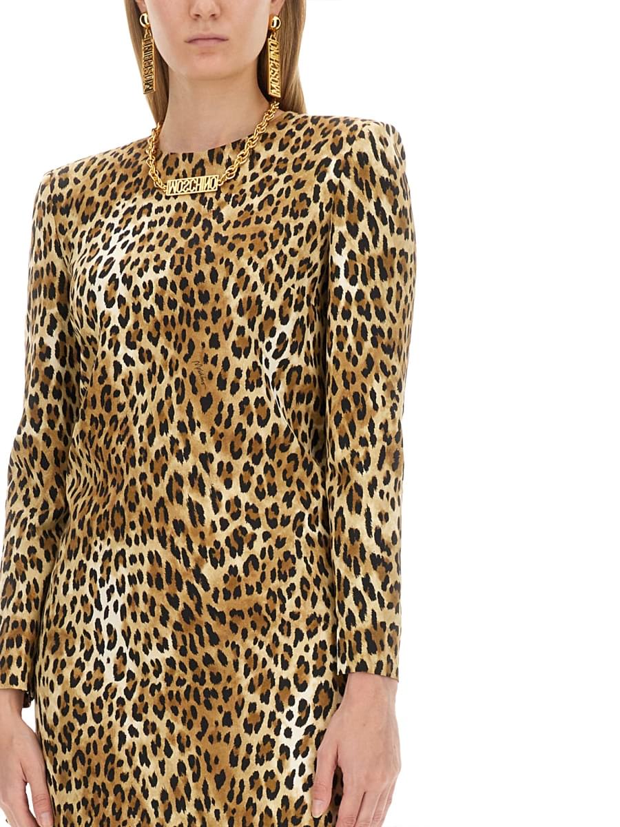 Moschino Women Dress With Animal Pattern MOSCHINO