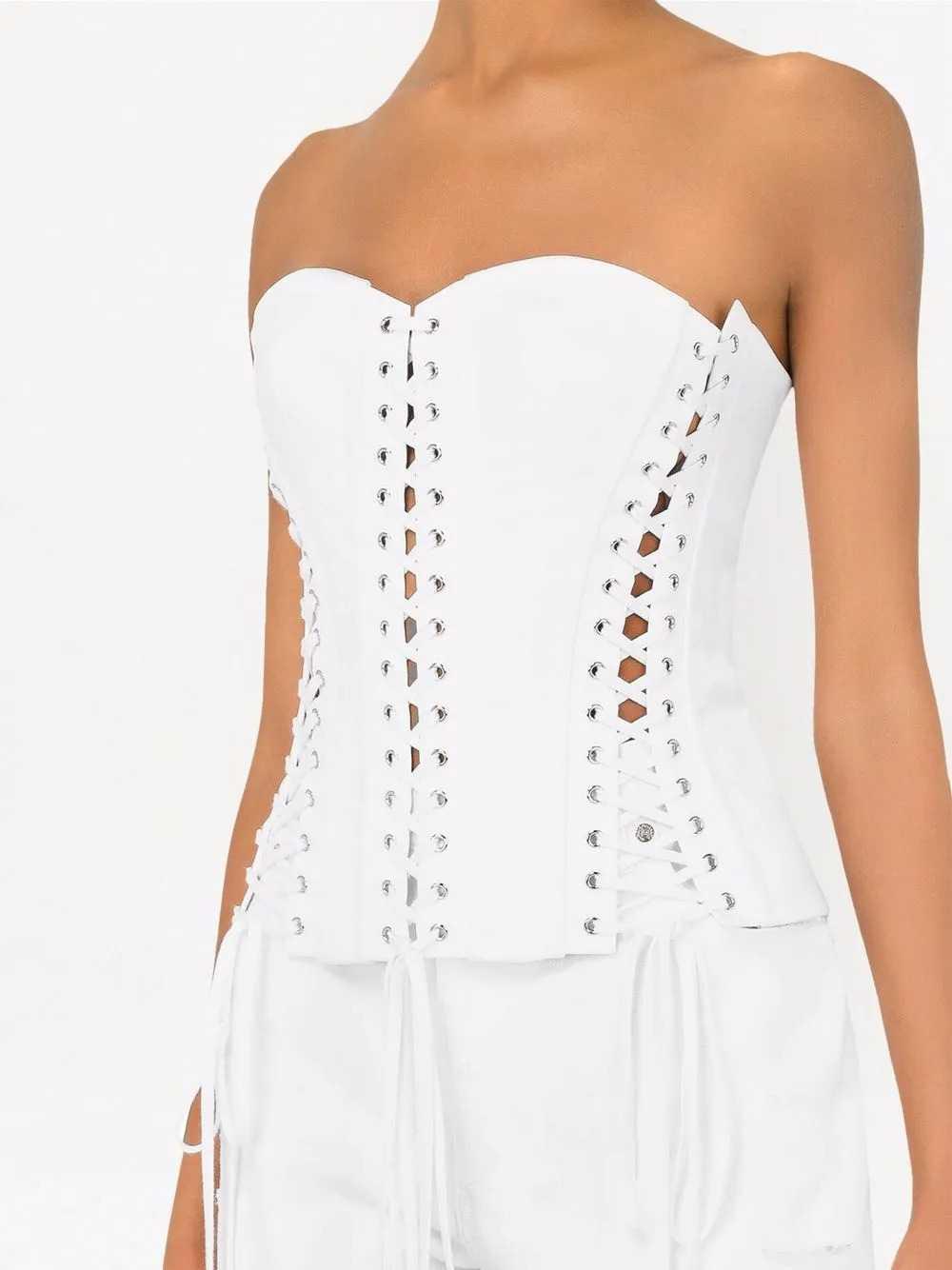 Dolce & Gabbana Women Dolce & Gabbana Women Gabardine Bustier Top DOLCE & GABBANA