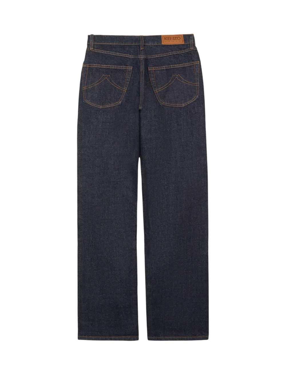 Kenzo Women `Kenzo Wildflower` Straight-Leg Japanese Denim Trousers KENZO