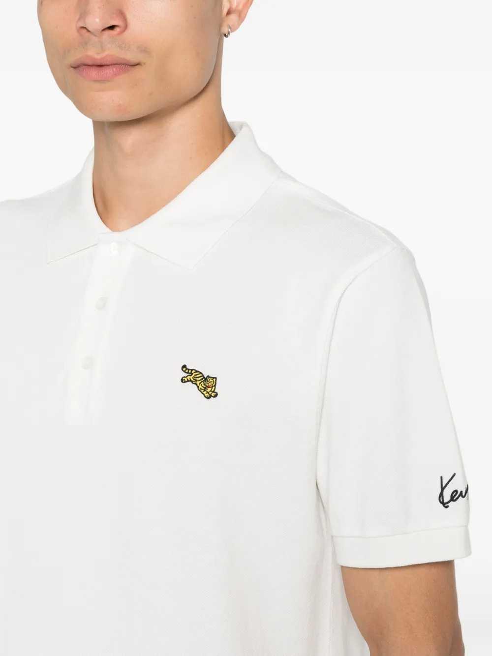 Kenzo Men Tiger-Patch Polo Shirt KENZO