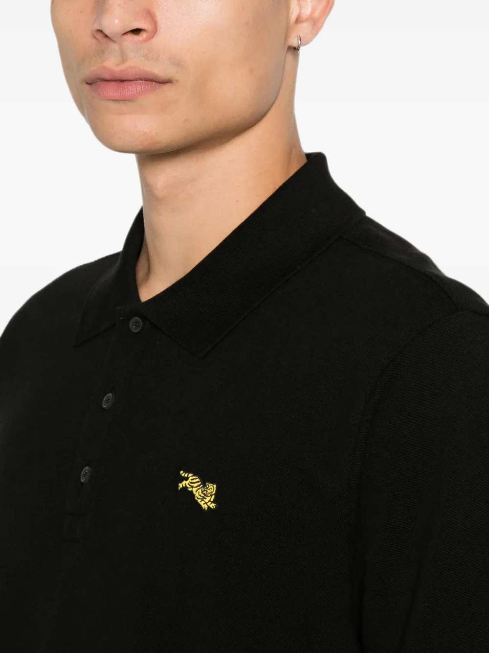 Kenzo Men Tiger-Patch Polo Shirt KENZO