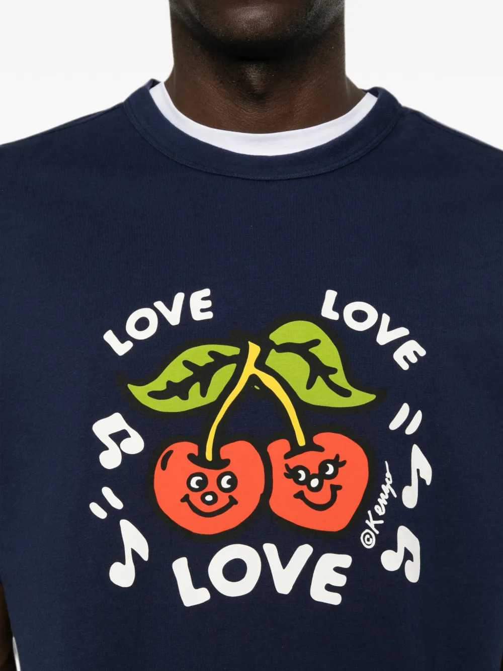 Kenzo Men Cherry-Print T-Shirt KENZO