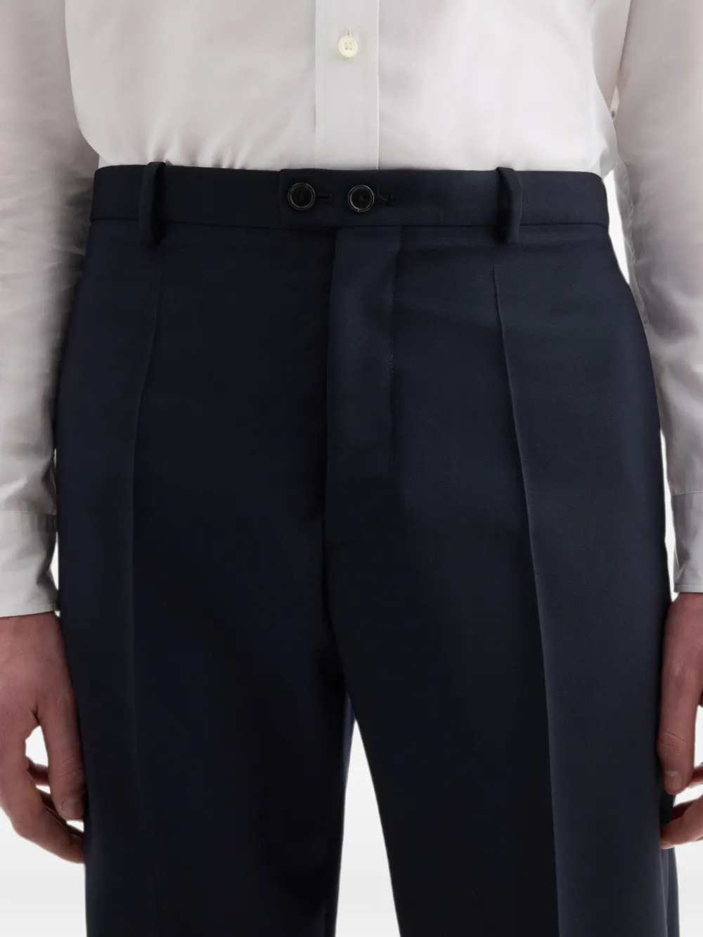 Jil Sander Men Wool Canvas Trousers JIL SANDER