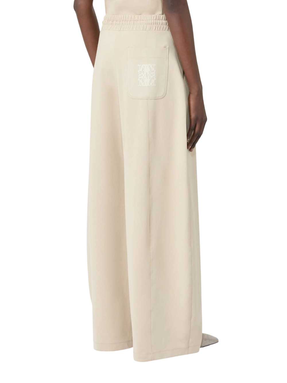 Max Mara Women Technical Cotton Jersey Barrel-Leg Trousers - Rock MAX MARA