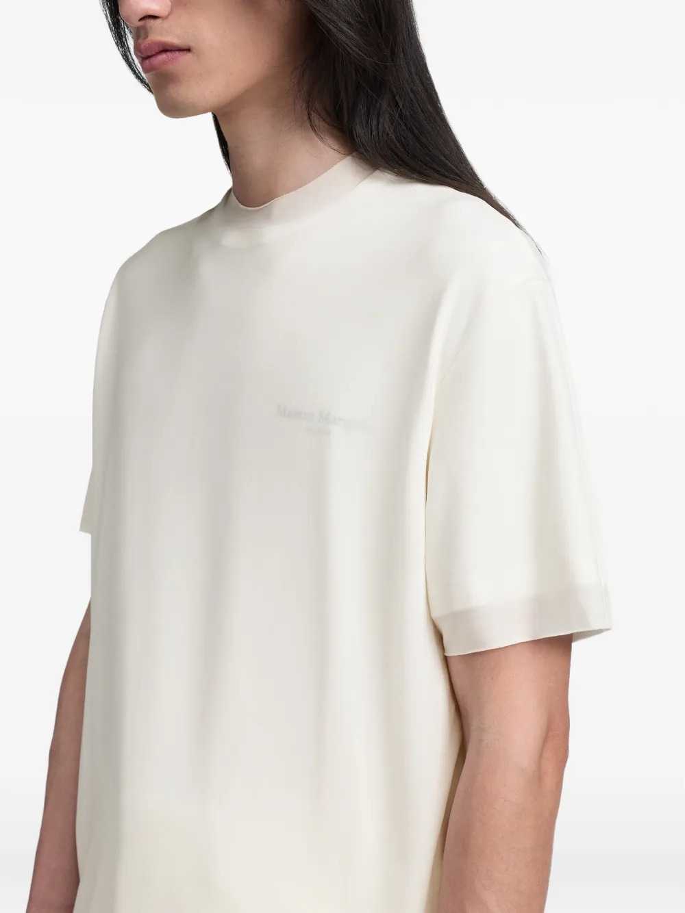 Maison Margiela Men Logo-Print Short-Sleeve T-Shirt MAISON MARGIELA