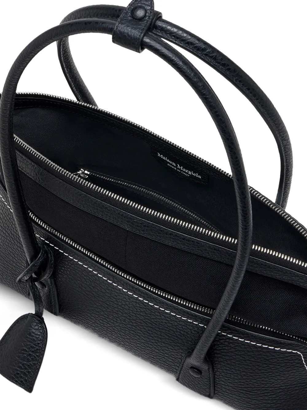 Maison Margiela Women 5Ac Leather Shoulder Bag With Logo MAISON MARGIELA