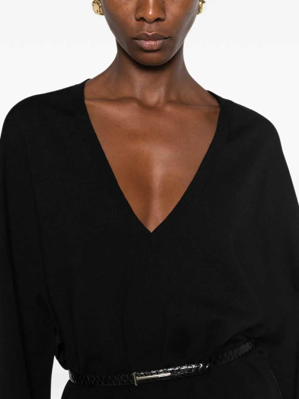 Tom Ford Women Wool V-Neck Sweater TOM FORD