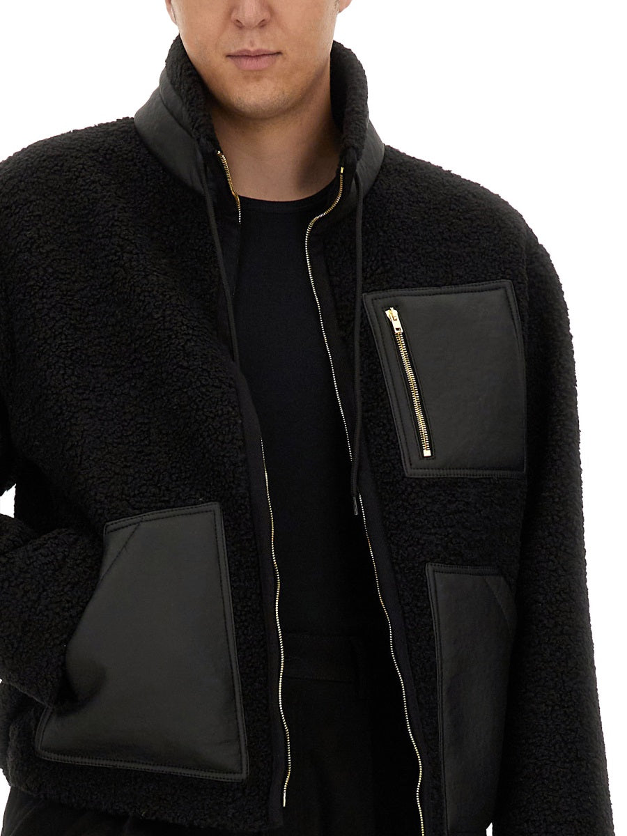 Moschino Men Jacket With Zip MOSCHINO