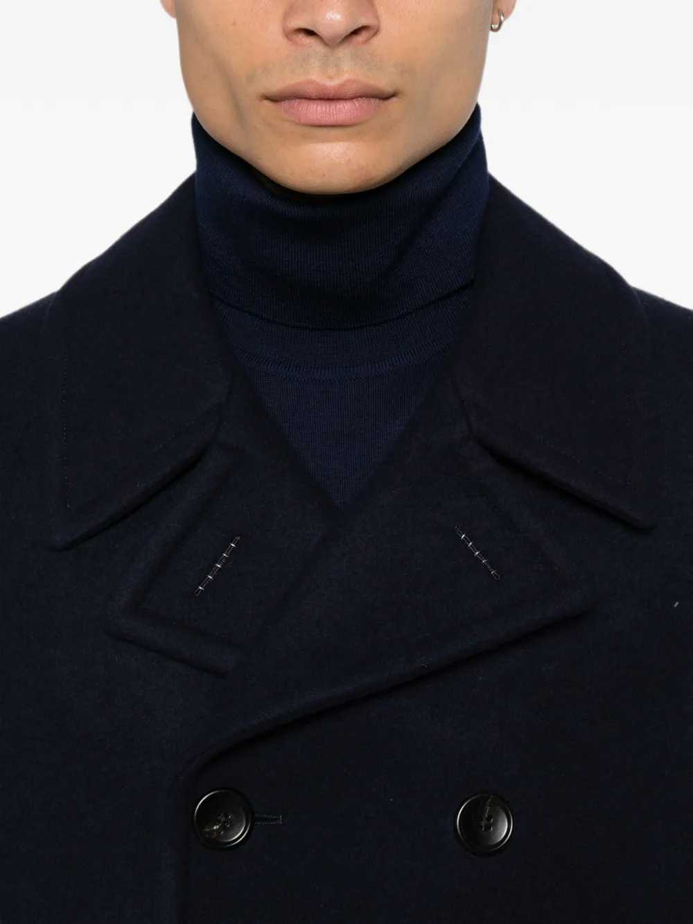 Tom Ford Men Double-Breasted Pea Coat TOM FORD