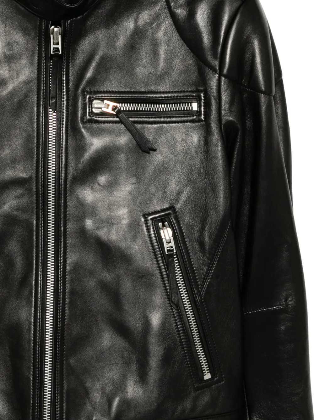 Tom Ford Men Leather Biker Jacket TOM FORD