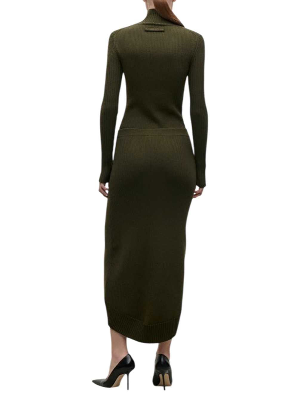 Victoria Beckham Women Green Fitted Skirt VICTORIA BECKHAM