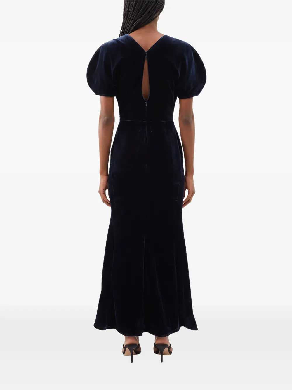 Victoria Beckham Women Velvet Midi Dress VICTORIA BECKHAM
