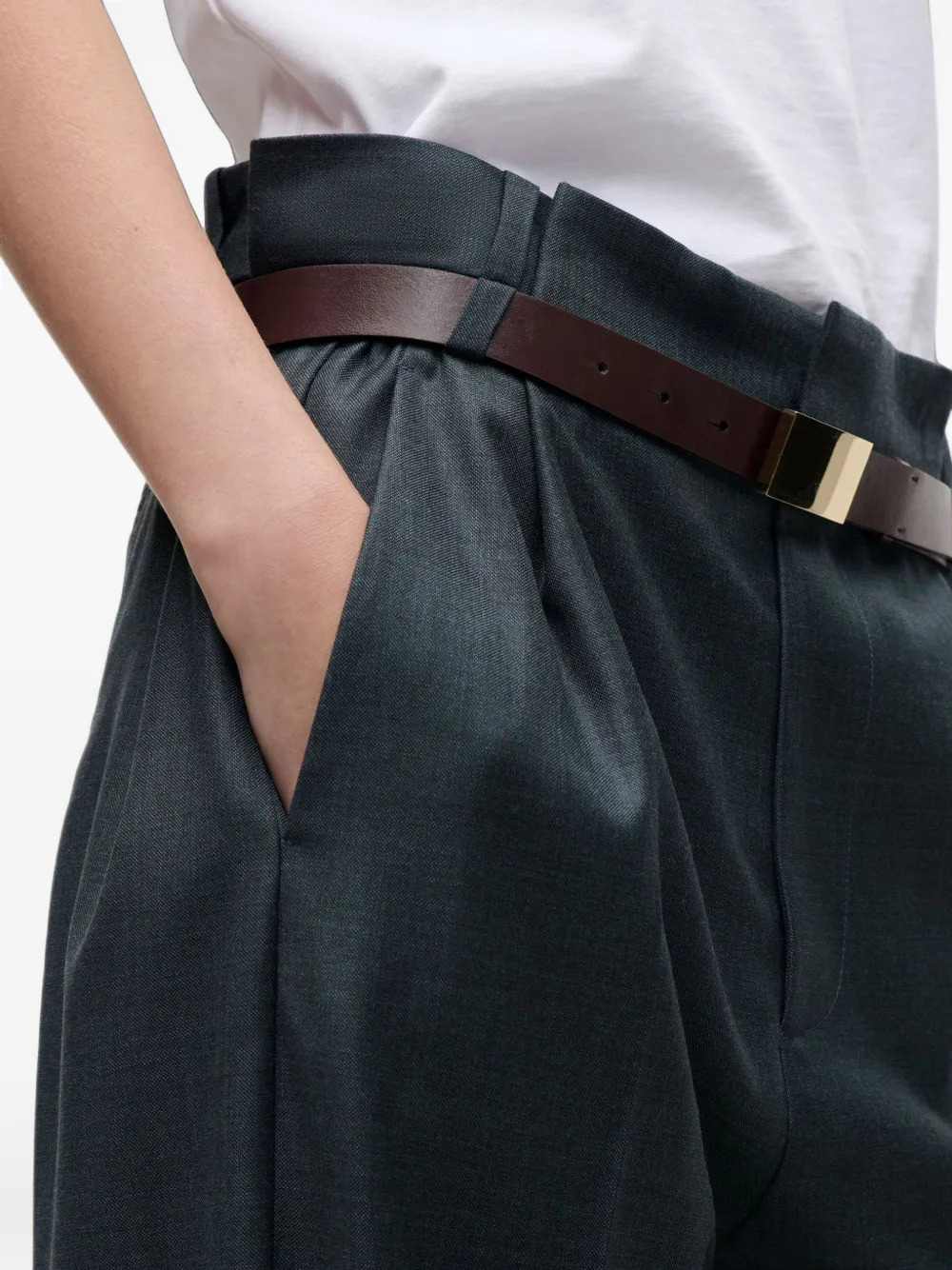 Victoria Beckham Women Ethel Wide-Leg Trousers VICTORIA BECKHAM