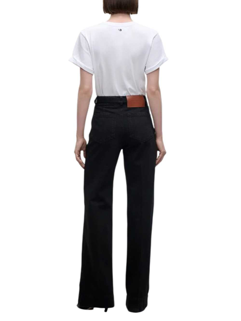 Victoria Beckham Women Alina Jean In Washed Black VICTORIA BECKHAM