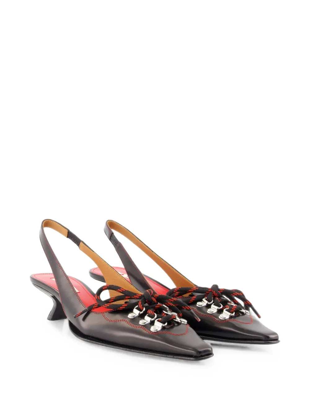 Marni Women Lace-Up Slingback Pumps MARNI