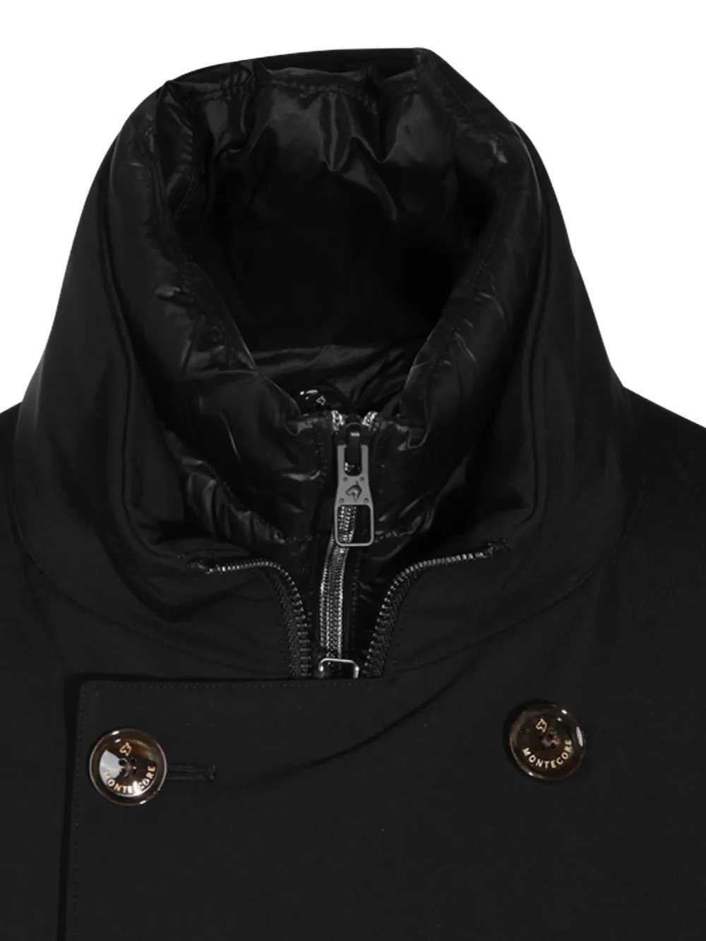Montecore Men Double-Breasted High-Neck Coat MONTECORE
