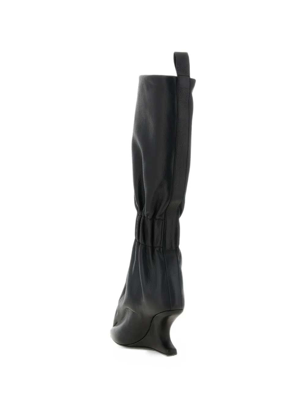 Rick Owens Women Tower Cantitaquito 8 Boots In Black Grained Cowhide RICK OWENS