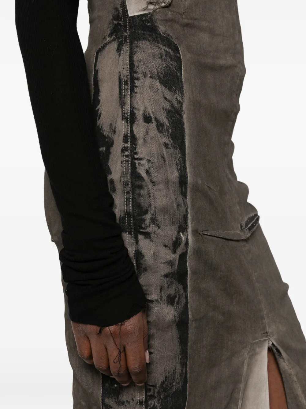 Rick Owens Drkshdw Women Distressed-Effect Panelled Dress RICK OWENS