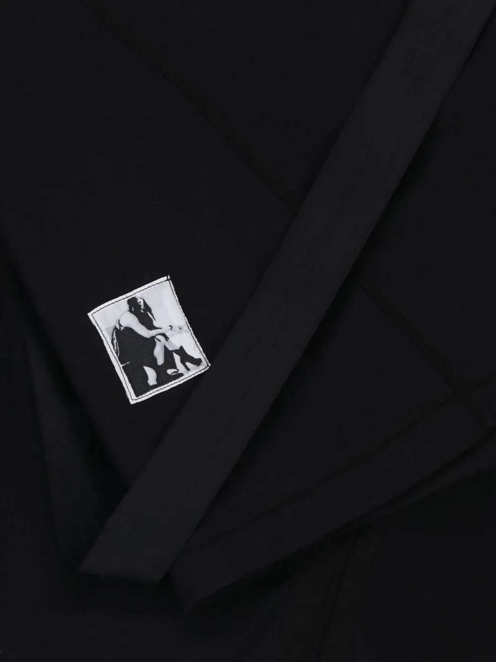 Rick Owens Drkshdw Men Porterville T-Shirt With Graphic Print And Hanging Strap RICK OWENS