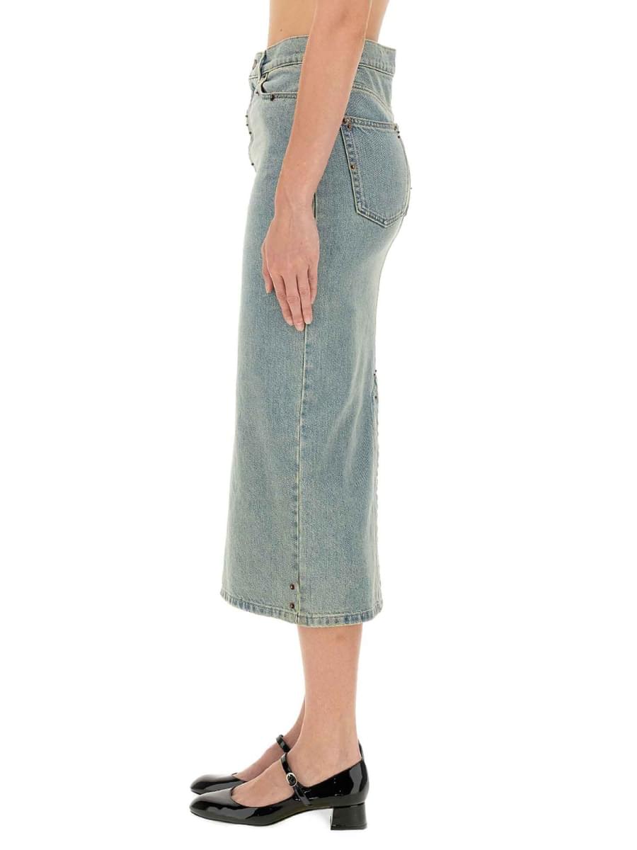 Moschino Women Denim Skirt MOSCHINO